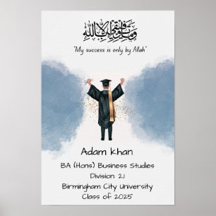 Graduation certificate poster