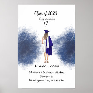 Graduation certificate poster