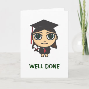 Graduation Character Well Done Graduation Card