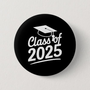 Graduation Cl Of 2025 - Senior 2025 6 Cm Round Badge