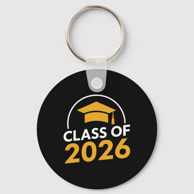 Graduation Cl Of 2026 - Senior 2026  Key Ring (Front)