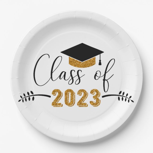 Graduation Class 2023 Paper Plate (Front)