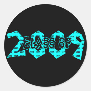 Graduation Class of 2009 Teal Sticker