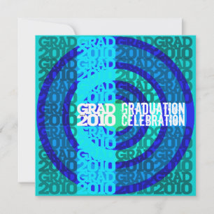 Graduation Class Of 2010 Font Blue Announcement