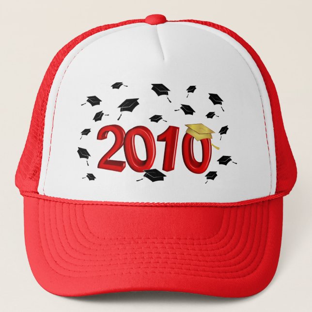 Graduation - Class of 2010 - Red and Gold Trucker Hat (Front)