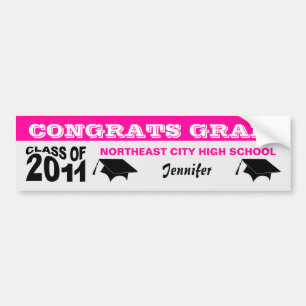 Graduation Class of 2011 Bumper Sticker 2