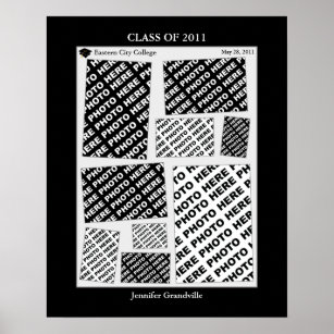 Graduation Class of 2011 Photo Collage 1 Print