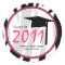 Graduation Class Of 2011 Zebra Print Sticker