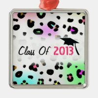 Graduation Class Of 2013 Airbrush Neon Leopard
