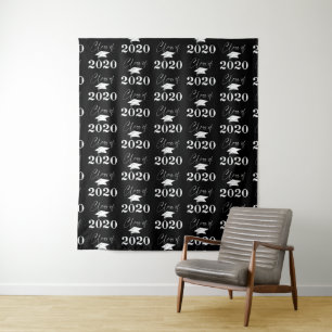 Graduation CLASS OF 2020 Photo Backdrop Tapestry