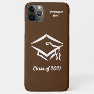 Graduation Class of 2021 BRNWHT iPhone 11 Pro Max Case