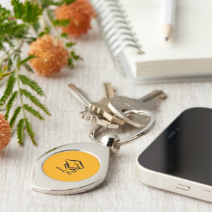 Graduation Class of 2021 GLDBLK Key Ring