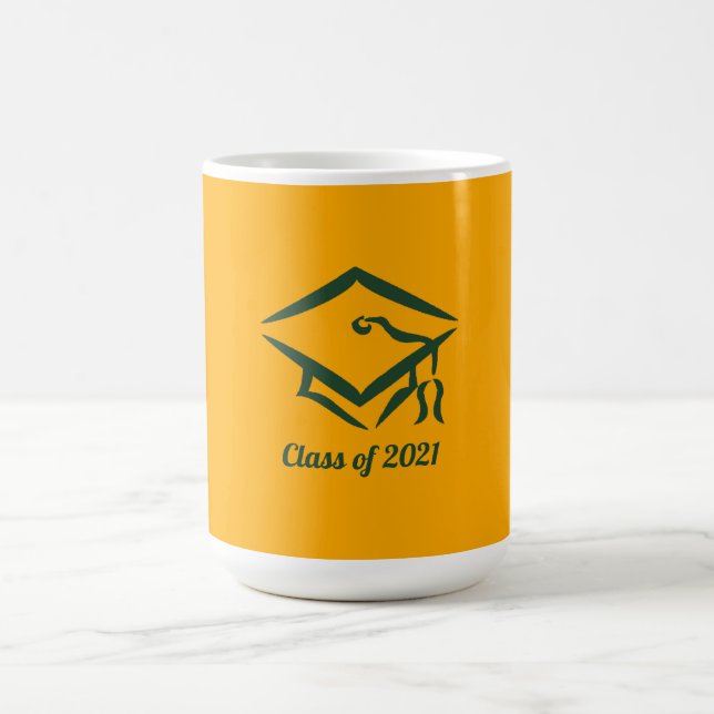 Graduation Class of 2021 GLDGRN  Coffee Mug (Center)