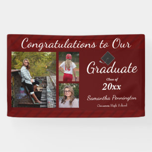 Graduation Class of 2021 Photo Collage Banner
