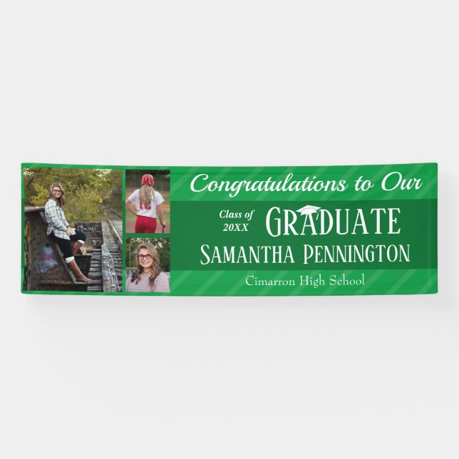 Graduation Class of 2021 Photo Collage Banner (Horizontal)