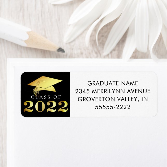 Graduation Class of 2022 Elegant Black Gold (Insitu)