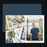 Graduation Class of 2022 Environmental Science<br><div class="desc">Graduation Class of 2022 Medical Environmental Science Forestry Agriculture Grad Photo Announcement features a watercolor illustration of a biologist workplace which includes glasses, books, laboratory petri dishes, microbes, pipette, viruses and more. The text "Grad", your qualification, name, year of qualification and location of study. Personalise by editing the text in...</div>