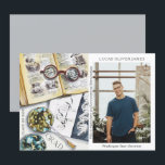 Graduation Class of 2022 Environmental Science<br><div class="desc">Graduation Class of 2022 Medical Environmental Science Forestry Agriculture Grad Photo Announcement features a watercolor illustration of a biologist workplace which includes glasses, books, laboratory petri dishes, microbes, pipette, viruses and more. The text "Grad", your qualification, name, year of qualification and location of study. Personalise by editing the text in...</div>