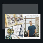 Graduation Class of 2022 Environmental Science<br><div class="desc">Graduation Class of 2022 Medical Environmental Science Forestry Agriculture Grad Photo Announcement features a watercolor illustration of a biologist workplace which includes glasses, books, laboratory petri dishes, microbes, pipette, viruses and more. The text "Grad", your qualification, name, year of qualification and location of study. Personalise by editing the text in...</div>