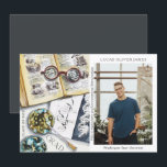 Graduation Class of 2022 Environmental Science<br><div class="desc">Graduation Class of 2022 Medical Environmental Science Forestry Agriculture Grad Photo Announcement features a watercolor illustration of a biologist workplace which includes glasses, books, laboratory petri dishes, microbes, pipette, viruses and more. The text "Grad", your qualification, name, year of qualification and location of study. Personalise by editing the text in...</div>