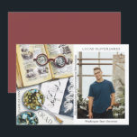 Graduation Class of 2022 Environmental Science<br><div class="desc">Graduation Class of 2022 Medical Environmental Science Forestry Agriculture Grad Photo Announcement features a watercolor illustration of a biologist workplace which includes glasses, books, laboratory petri dishes, microbes, pipette, viruses and more. The text "Grad", your qualification, name, year of qualification and location of study. Personalise by editing the text in...</div>