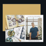 Graduation Class of 2022 Environmental Science<br><div class="desc">Graduation Class of 2022 Medical Environmental Science Forestry Agriculture Grad Photo Announcement features a watercolor illustration of a biologist workplace which includes glasses, books, laboratory petri dishes, microbes, pipette, viruses and more. The text "Grad", your qualification, name, year of qualification and location of study. Personalise by editing the text in...</div>