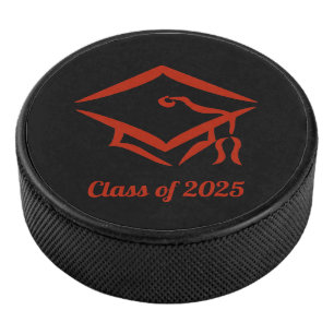 Graduation Class of 2025 BLKBRD Customise Year Hockey Puck