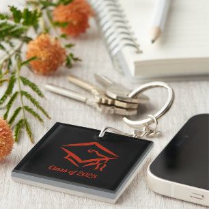 Graduation Class of 2025 BLKBRD Customise Year Key Ring