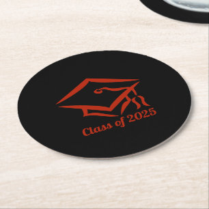 Graduation Class of 2025 BLKBRD Customise Year Round Paper Coaster