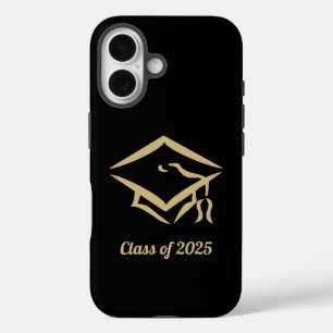 Graduation Class of 2025 BLKVMG Customise Year iPhone 16 Case