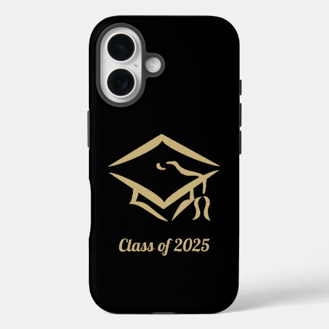 Graduation Class of 2025 BLKVMG Customise Year Case-Mate iPhone Case (Back)