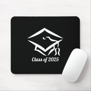 Graduation Class of 2025 BLKWHT Customise Year Mouse Mat