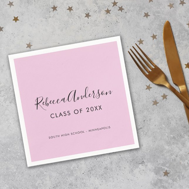 Graduation Class of 2025 Calligraphy Napkin (Creator Uploaded)