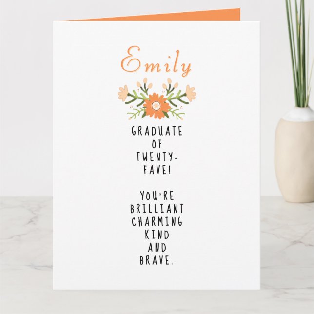 Graduation Class of 2025 Card (Front)