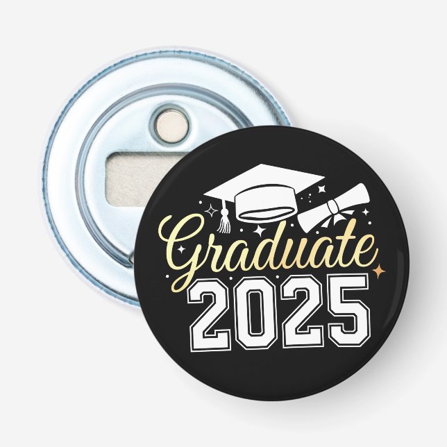 Graduation Class Of 2025 Graduate Bottle Opener (Front)