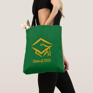 Graduation Class of 2025 GRNGLD Customise Year Tote Bag
