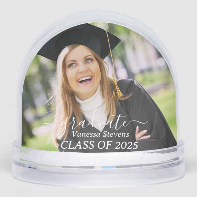 Graduation Class of 2025 Photo Snowglobe (Front)