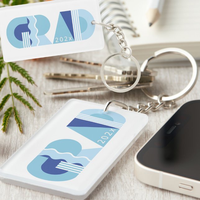 Graduation class of 2026 blue gift  key ring (Creator Uploaded)