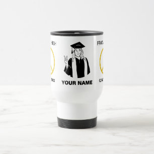 Graduation Class of 2026 – Female Graduate Peace Travel Mug