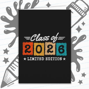 Graduation Class of 2026 Graduate Senior 2026 Card