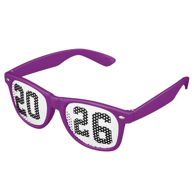 Graduation Class of 2026 Graduates Retro Sunglasses (Angled)