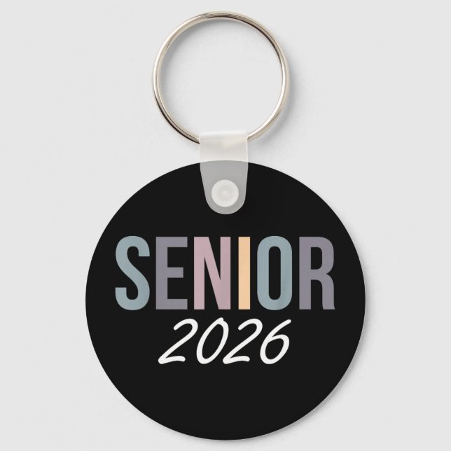 Graduation class of 2026 senior 2026 high schoolGr Key Ring (Front)
