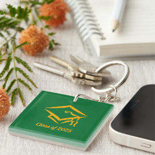 Graduation Class of 20?? GRNGLD Customise Year Key Ring
