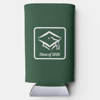Graduation Class of 20?? PNGRNWHT Customize Year Seltzer Can Cooler