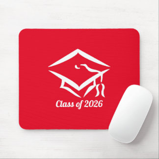 Graduation Class of 20?? REDWHT Customize Year Mouse Mat