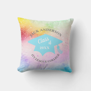 Graduation Class of 20XX Custom Personalized Throw Cushion