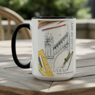 Graduation Class of Architecture Engineer Photo Mug