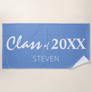 Graduation Class of Custom Year Personalised Beach Towel
