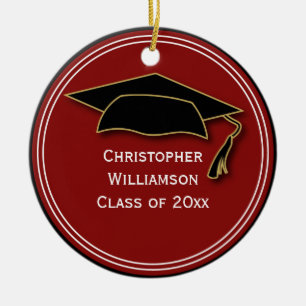 Graduation Class of Keepsake School Memento Ceramic Tree Decoration