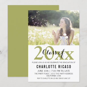 Graduation Class of Modern Personalised Invitation